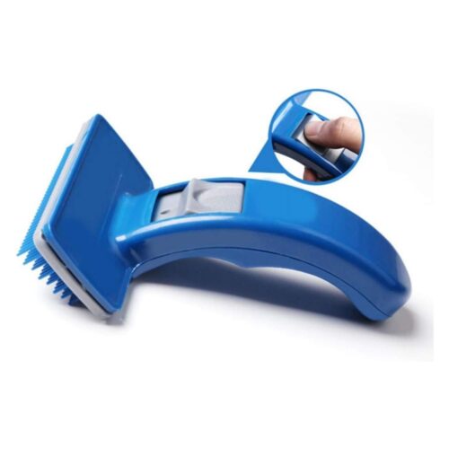 Öntisztítós szőrtelenítő kutyakefe-kicsi Öntisztítós szőrtelenítő kutyakefe-kicsi