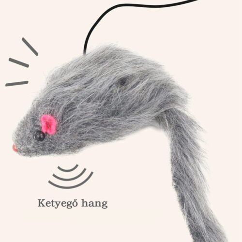 Macska játékpálca-szőrmés egér Macska játékpálca-szőrmés egér