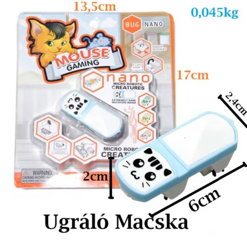 Mikro robotikus futó cica játék