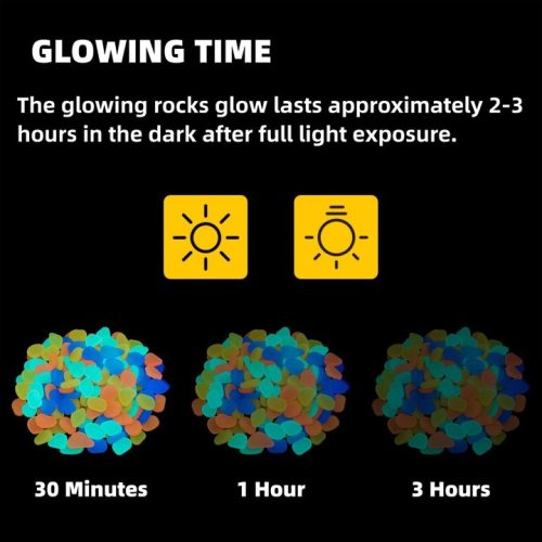 Akváriumi dekoratív világító kavicsok ,foszforeszkálós - 100g-1 Akváriumi dekoratív világító kavicsok ,foszforeszkálós - 100g-1