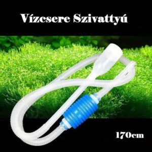 Akváriumi szifon porszívó, félautomata vízcsere szivattyú -170cm