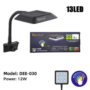 Csíptetős LED Akváriumi Lámpa –13 LED és USB csatlakozással-2