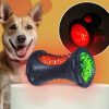 TPR LED-es súlyzó alakú erős játék kutyáknak-12x7,5cm TPR LED-es súlyzó alakú erős játék kutyáknak-12x7,5cm