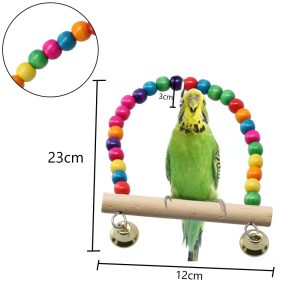 Dekoratív madárhinta csengővel - 23cm3