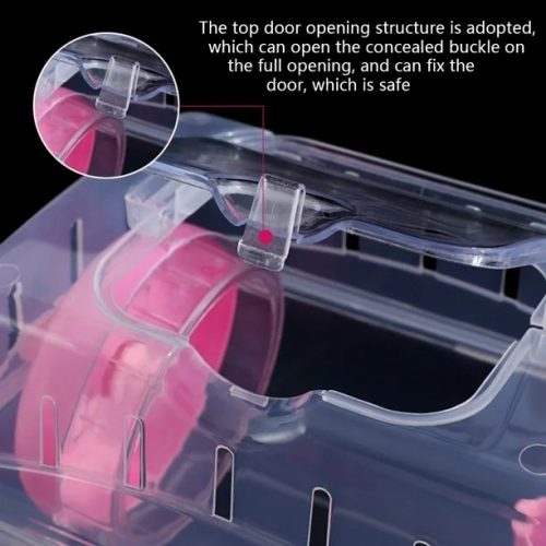 Hörcsög utazó doboz több színben - 23x17cm2