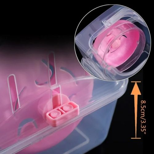 Hörcsög utazó doboz több színben - 23x17cm3