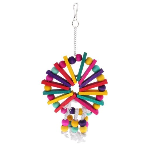 Kerek madár játék fa blokkokkal - 16cm Kerek madár játék fa blokkokkal - 16cm