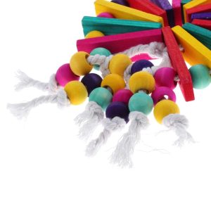 Kerek madár játék fa blokkokkal - 16cm1