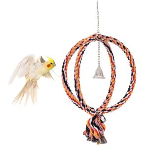 Kétgyűrűs madárhinta csengővel - 30cm Kétgyűrűs madárhinta csengővel - 30cm