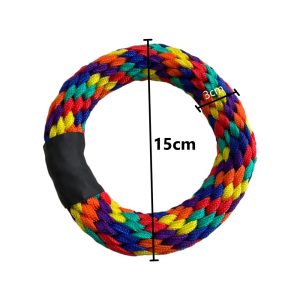 Kisállat rágókötél gyűrű - 15cm1