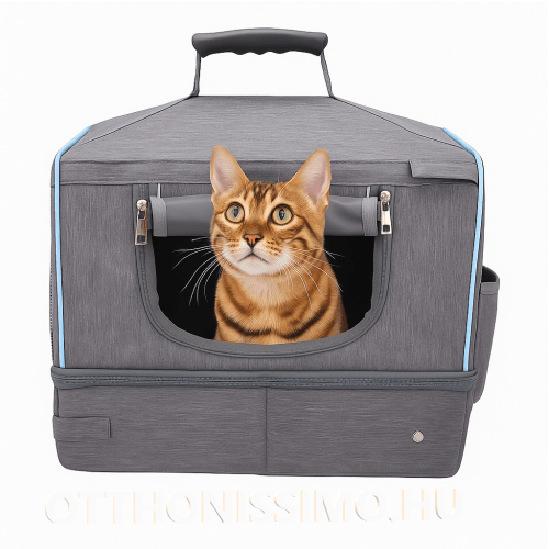 Multifunkciós hordozó és összecsukható almotálca 2 az 1-ben1