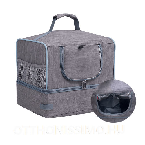 Multifunkciós hordozó és összecsukható almotálca 2 az 1-ben2