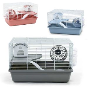 Prémium hörcsög ketrec komplett berendezéssel-48x31cm2