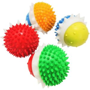 TPR dekoratív fogtisztító labda kutyának - 9cm