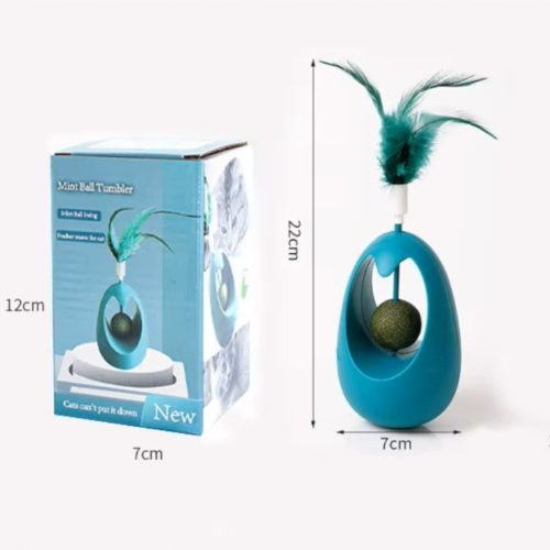 Billengő tollas cica tojás macskamentával Billengő tollas cica tojás macskamentával