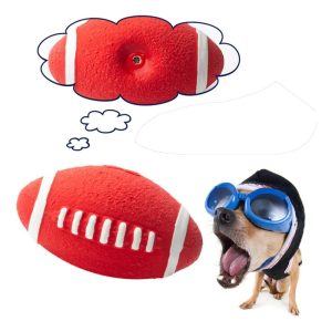 Csipogó latex rögbilabda kutyáknak1