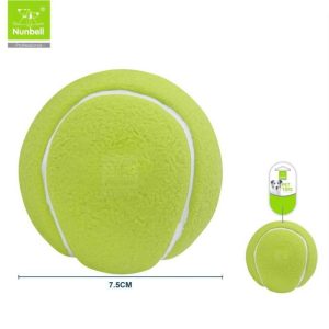 Csipogó latex tenisz labda kutyáknak - 7,5cm1