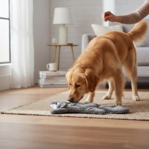 Csipogó zörgő papíros plüss farkas kutyajáték1