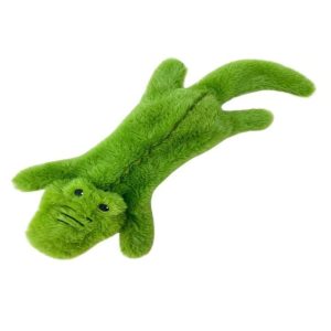 Csipogó zörgő papíros plüss krokodil kutyajáték