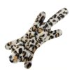 Csipogó zörgő papíros plüss leopárd kutyajáték