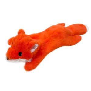 Csipogó zörgő papíros plüss róka kutyajáték