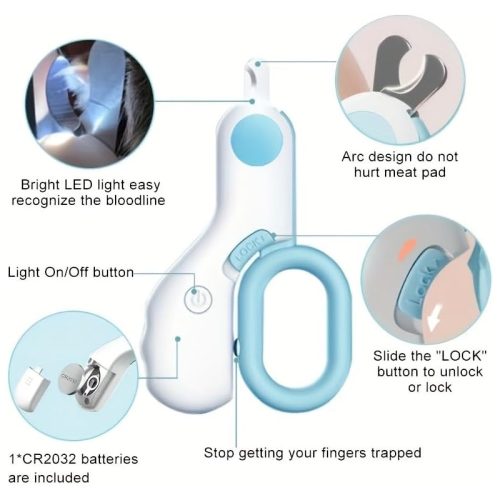 LED-es kisállat körömvágó3 LED-es kisállat körömvágó3