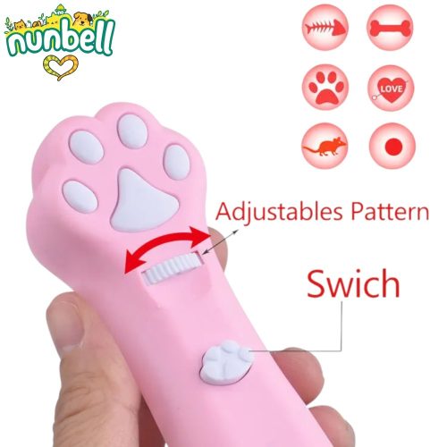 Nunbell mancsos macska lézer - 6 mintás1 Nunbell mancsos macska lézer - 6 mintás1