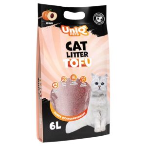 UNIQ Pets Tofu macskaalom, barack illat 6L