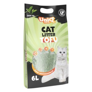 UNIQ Pets Tofu macskaalom, zöld tea illat 6L
