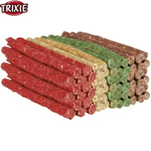 Trixie rágópálcika kutyáknak marhabőről, színes - 50 db