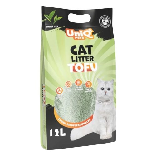 UNIQ-Pets-Tofu-macskaalom-zold-tea-illat-12L UNIQ-Pets-Tofu-macskaalom-zold-tea-illat-12L