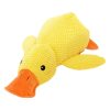 Csipogós kacsa plüss kutyajáték 45cm