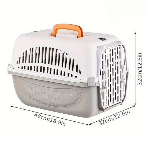 Duplazáras kisállat szállítóbox 48×32×32 cm (4) Duplazáras kisállat szállítóbox 48×32×32 cm (4)