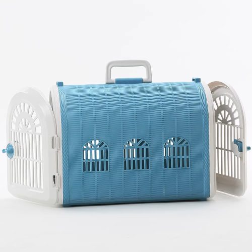 Fonott hatású Francia ablakos kisállat szállítóbox Fonott hatású Francia ablakos kisállat szállítóbox