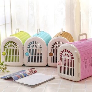 Fonott hatású Francia ablakos kisállat szállítóbox (8)