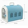 Fonott hatású Francia ablakos kisállat szállítóbox1 Fonott hatású Francia ablakos kisállat szállítóbox1