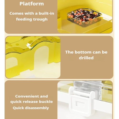 Luxus panoráma hörcsögketrec hordozó funkcióval (7) Luxus panoráma hörcsögketrec hordozó funkcióval (7)