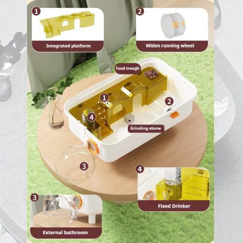 Luxus panoráma hörcsögketrec hordozó funkcióval (8) Luxus panoráma hörcsögketrec hordozó funkcióval (8)