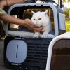Prémium panoráma kisállat szállítóbox – hőmérséklet kijelzővel Prémium panoráma kisállat szállítóbox – hőmérséklet kijelzővel