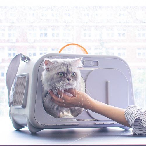 Prémium panoráma kisállat szállítóbox – hőmérséklet kijelzővel (5) Prémium panoráma kisállat szállítóbox – hőmérséklet kijelzővel (5)