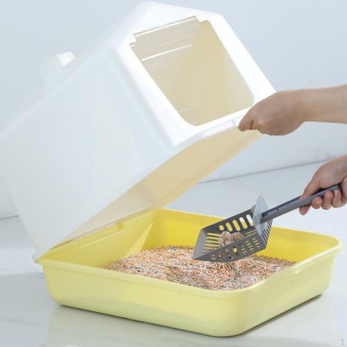 Zárt házikós macskaalom wc lapáttal (3)