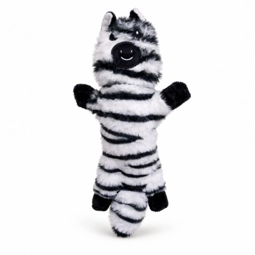 Zörgő és csipogó plüss kutyajáték – zebra (1)