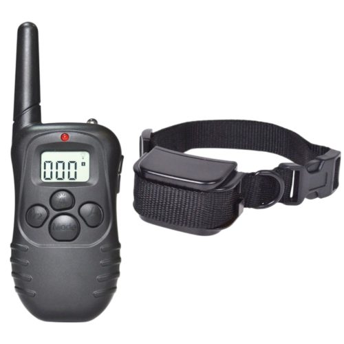 Elektromos kutyakiképző nyakörv LCD kijelzővel 15-50cm Elektromos kutyakiképző nyakörv LCD kijelzővel 15-50cm
