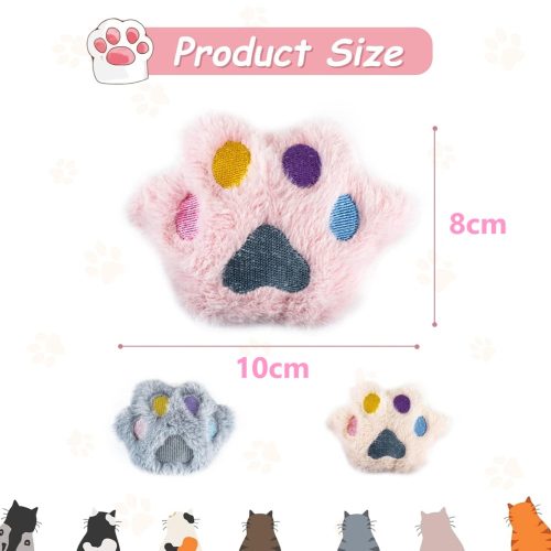 Plüss mancs cica párna 10cm Plüss mancs cica párna 10cm