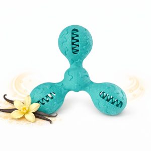 Rágó- és jutalomfalat tartó kutyajáték háromág – vaníliás illattal (2) Rágó- és jutalomfalat tartó kutyajáték háromág – vaníliás illattal (2)