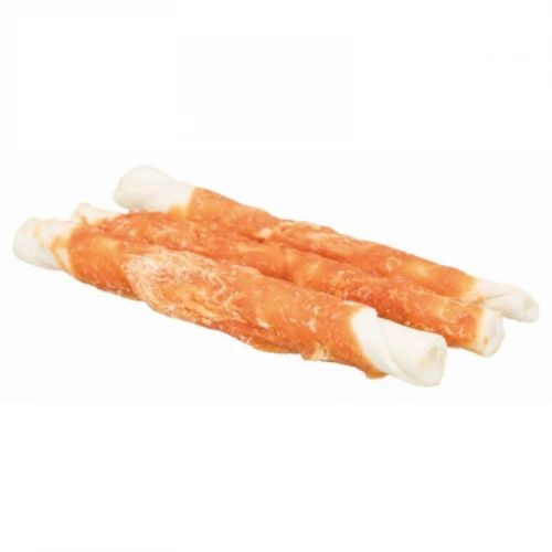 Trixie Denta Fun csirkefilés csavart rágópálcikák 17cm 3db Trixie Denta Fun csirkefilés csavart rágópálcikák 17cm 3db