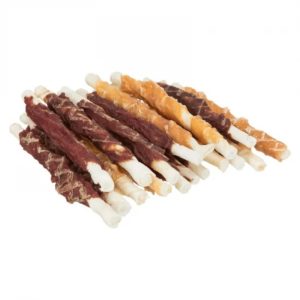 Trixie Jutalomfalat Denta Fun csavart pálca mix 10cm, 250g Trixie Jutalomfalat Denta Fun csavart pálca mix 10cm, 250g