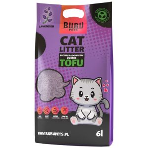 Bubu Pets Tofu macskaalom, levendula illat 6L Bubu Pets Tofu macskaalom, levendula illat 6L