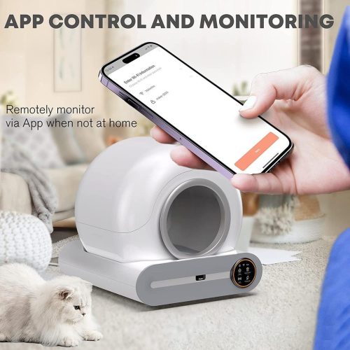 Intelligens automata öntisztító macska WC wifi és sterilizáló Intelligens automata öntisztító macska WC wifi és sterilizáló