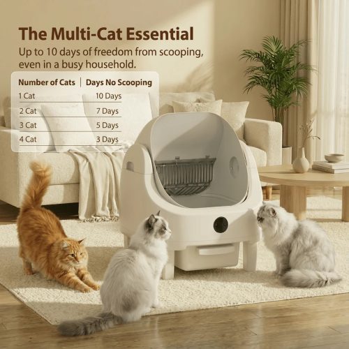 Intelligens automata öntisztító macska WC wifi vezérléssel Intelligens automata öntisztító macska WC wifi vezérléssel